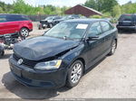 2012 Volkswagen Jetta 2.5l Se Black vin: 3VWDP7AJ3CM392984