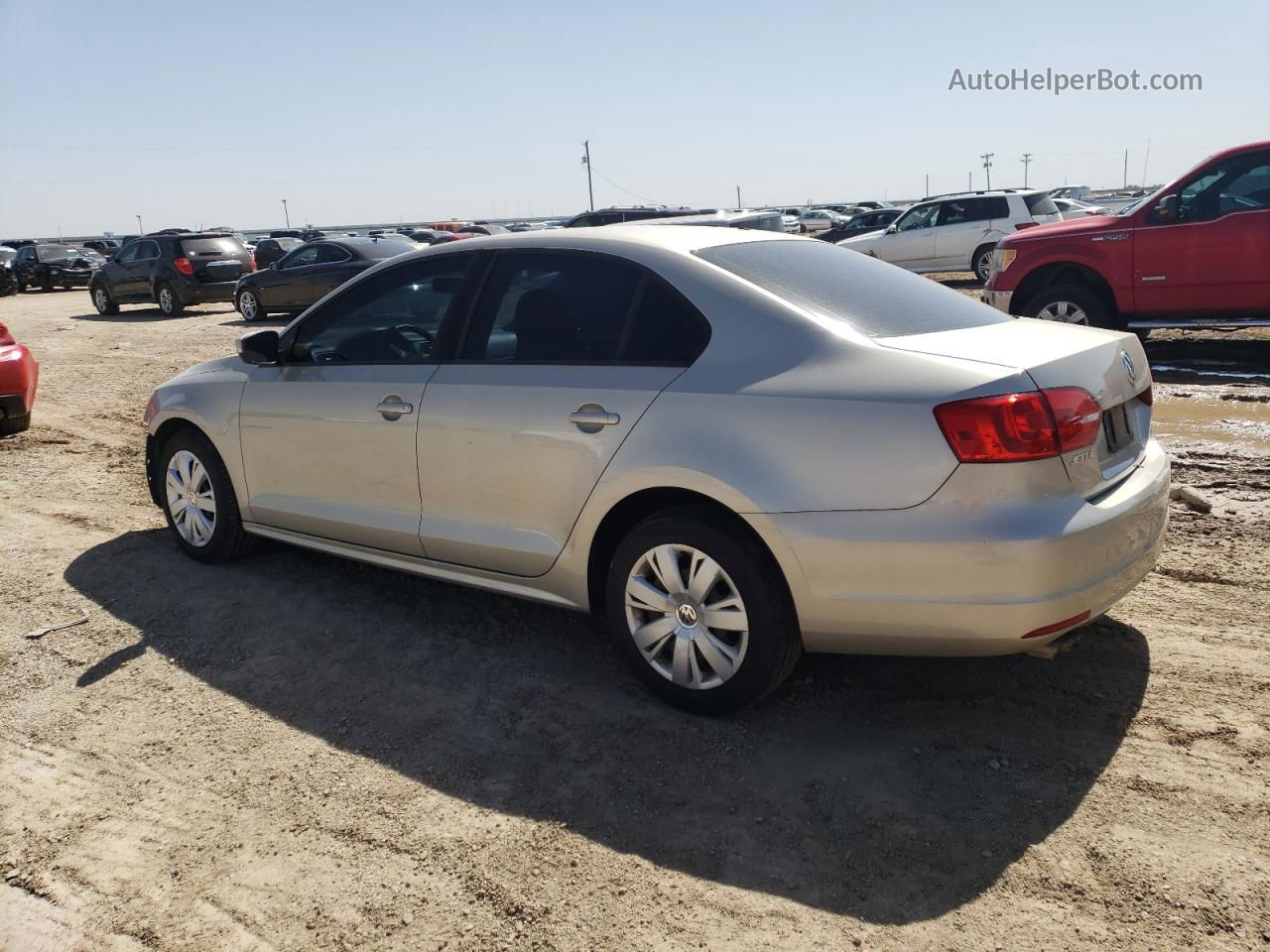 2012 Volkswagen Jetta Se Cream vin: 3VWDP7AJ3CM457445