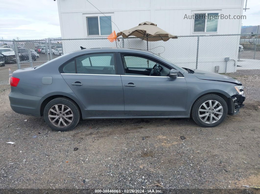 2013 Volkswagen Jetta 2.5l Se Gray vin: 3VWDP7AJ3DM257554