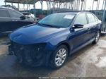 2013 Volkswagen Jetta 2.5l Se Blue vin: 3VWDP7AJ3DM267484