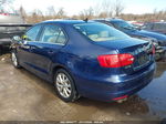 2013 Volkswagen Jetta 2.5l Se Синий vin: 3VWDP7AJ3DM267484