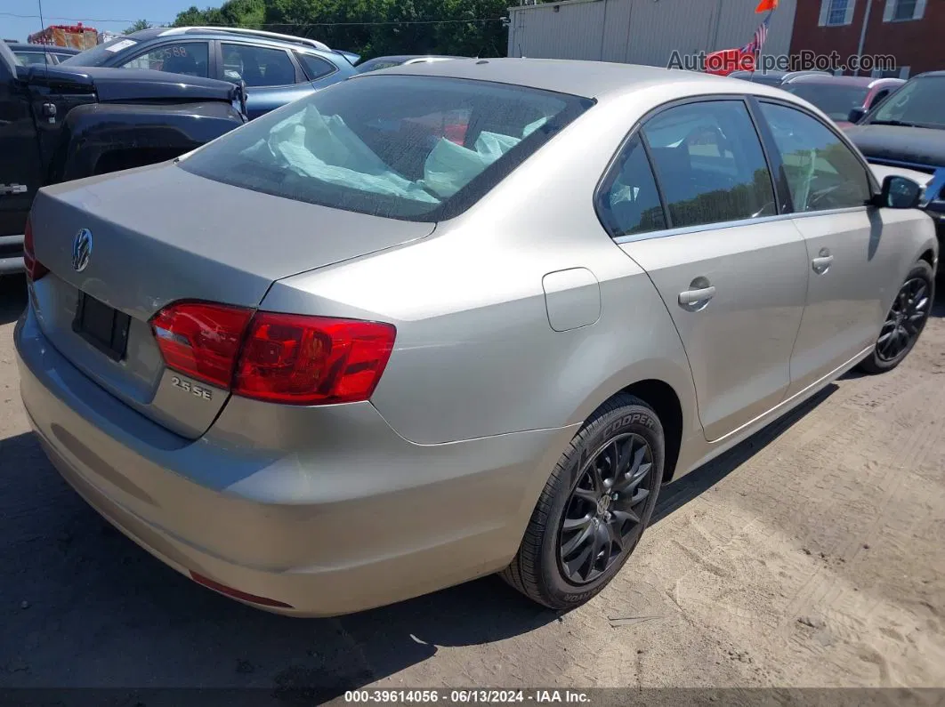 2013 Volkswagen Jetta 2.5l Se Золотой vin: 3VWDP7AJ3DM272250