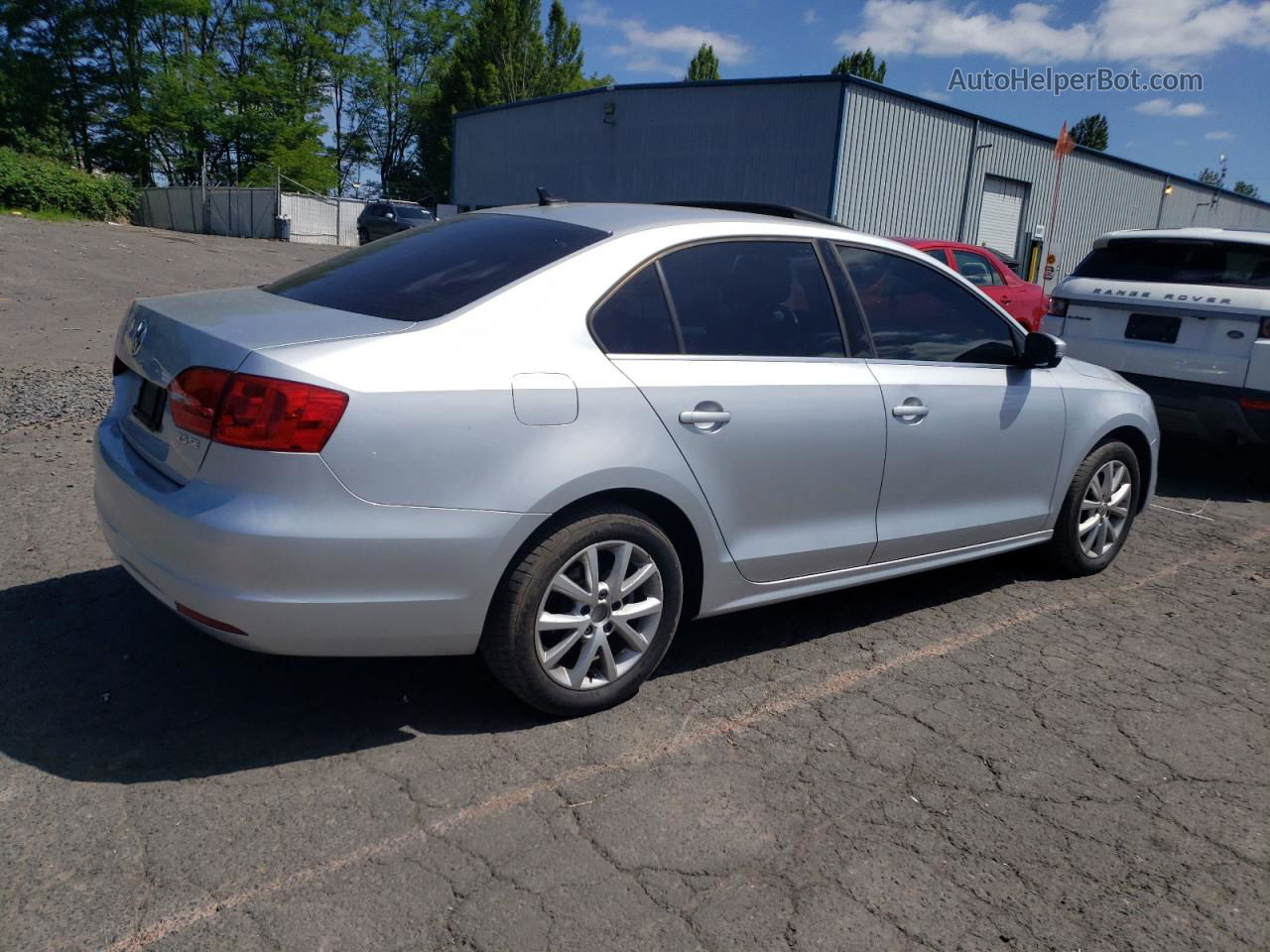 2013 Volkswagen Jetta Se Silver vin: 3VWDP7AJ3DM306896