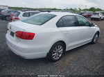 2013 Volkswagen Jetta 2.5l Se White vin: 3VWDP7AJ3DM363132