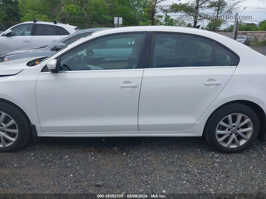 2013 Volkswagen Jetta 2.5l Se White vin: 3VWDP7AJ3DM363132