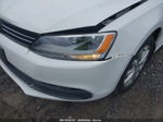 2013 Volkswagen Jetta 2.5l Se White vin: 3VWDP7AJ3DM363132