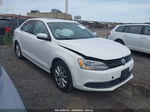 2013 Volkswagen Jetta 2.5l Se White vin: 3VWDP7AJ3DM363132