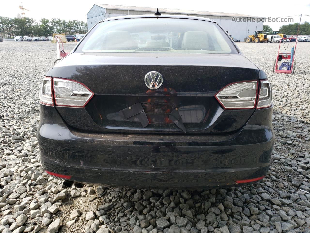 2012 Volkswagen Jetta Se Черный vin: 3VWDP7AJ4CM300314