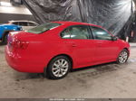 2012 Volkswagen Jetta 2.5l Se Красный vin: 3VWDP7AJ4CM309675