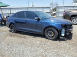 2012 Volkswagen Jetta Se Blue vin: 3VWDP7AJ4CM333085