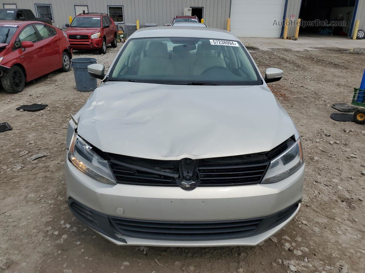 2012 Volkswagen Jetta Se Кремовый vin: 3VWDP7AJ4CM351957