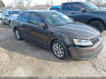 2012 Volkswagen Jetta 2.5l Se Brown vin: 3VWDP7AJ4CM353613