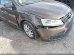 2012 Volkswagen Jetta 2.5l Se Brown vin: 3VWDP7AJ4CM353613