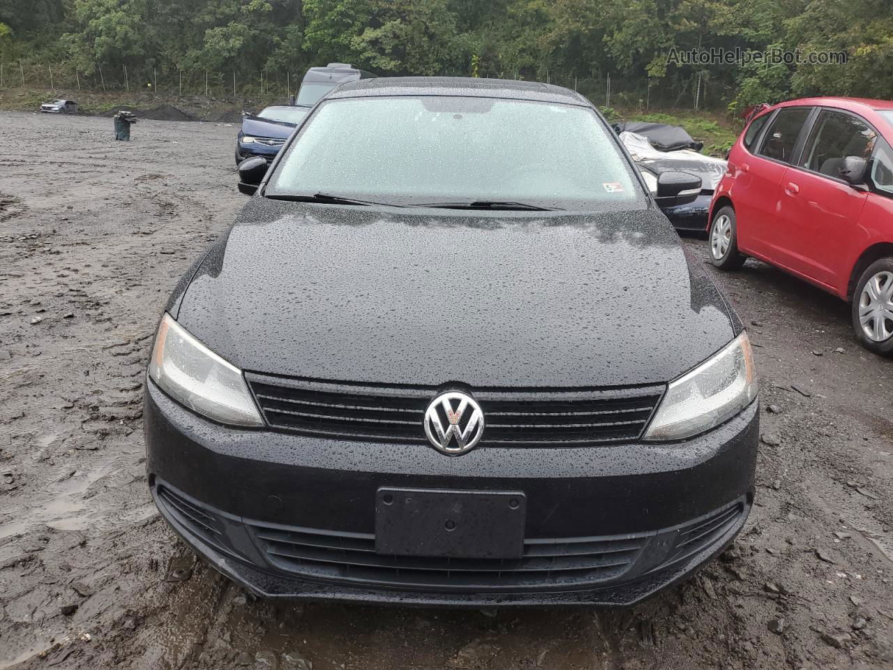 2012 Volkswagen Jetta Se Черный vin: 3VWDP7AJ4CM358990