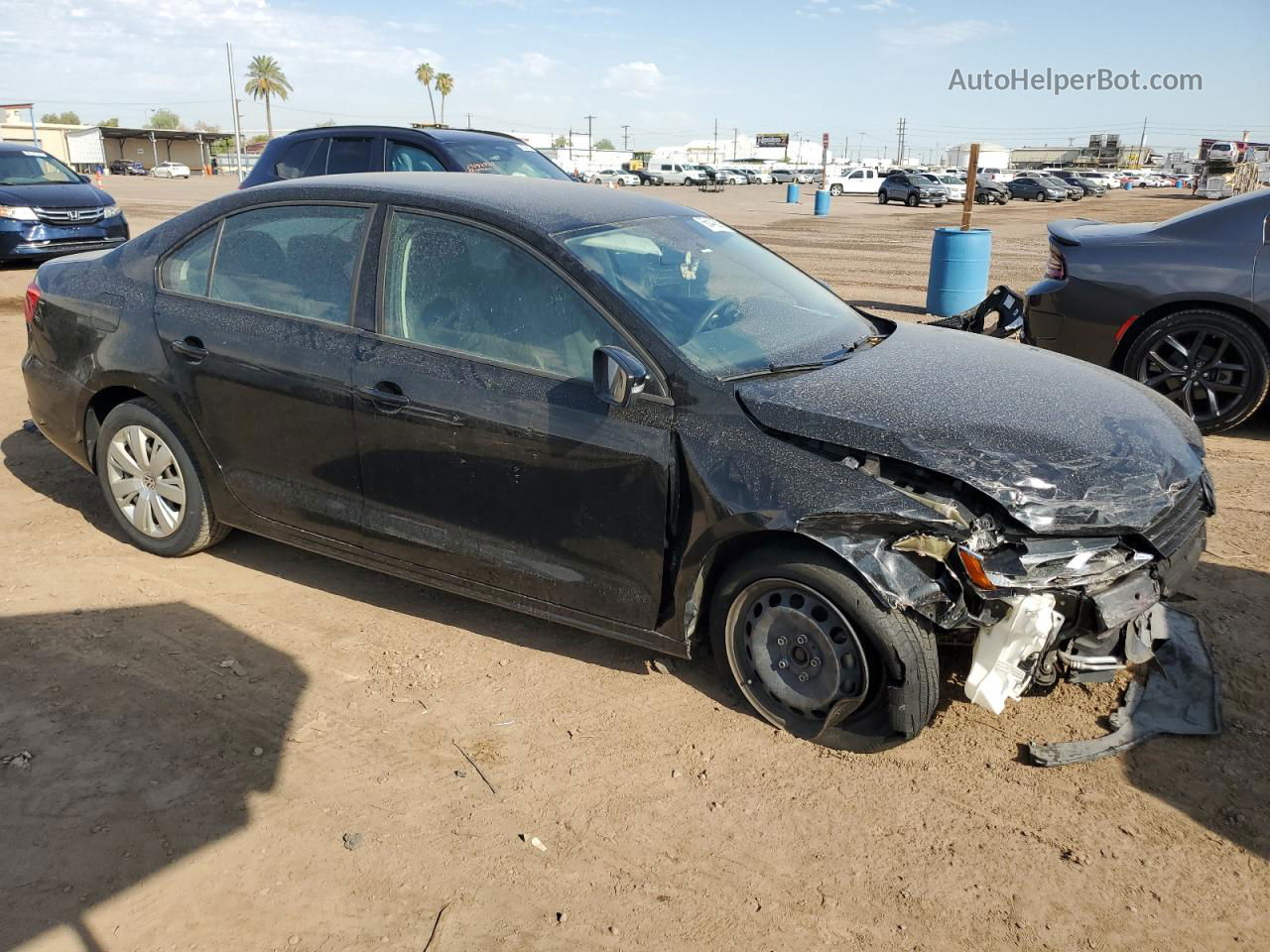 2012 Volkswagen Jetta Se Black vin: 3VWDP7AJ4CM370265