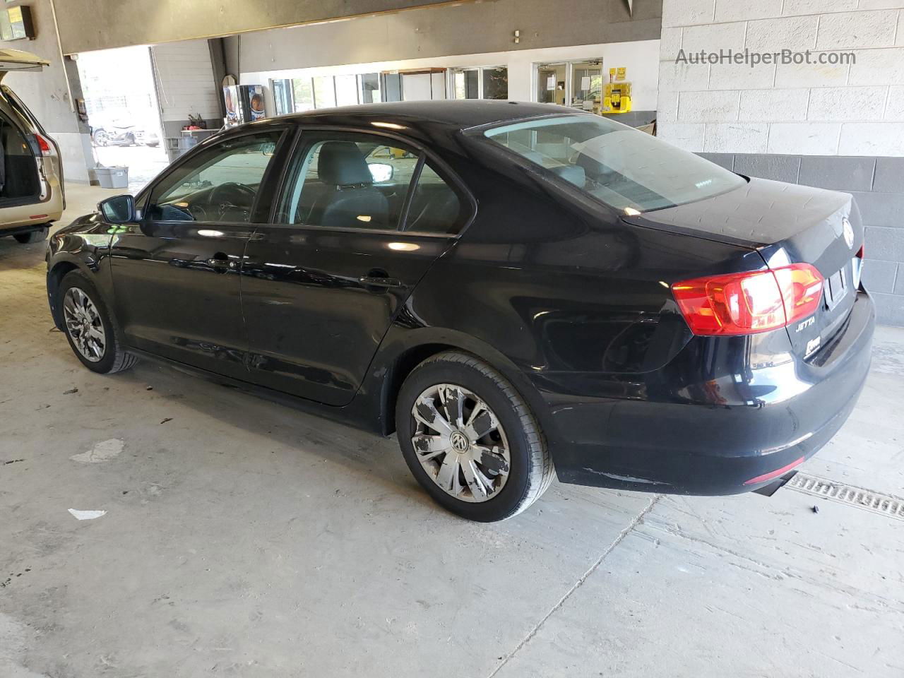 2012 Volkswagen Jetta Se Черный vin: 3VWDP7AJ4CM370315