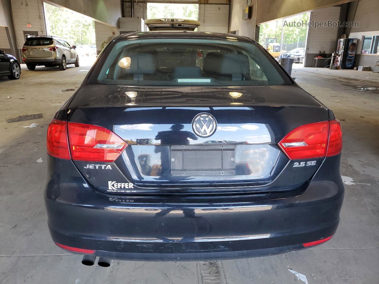 2012 Volkswagen Jetta Se Черный vin: 3VWDP7AJ4CM370315