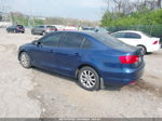 2012 Volkswagen Jetta 2.5l Se Blue vin: 3VWDP7AJ4CM374235