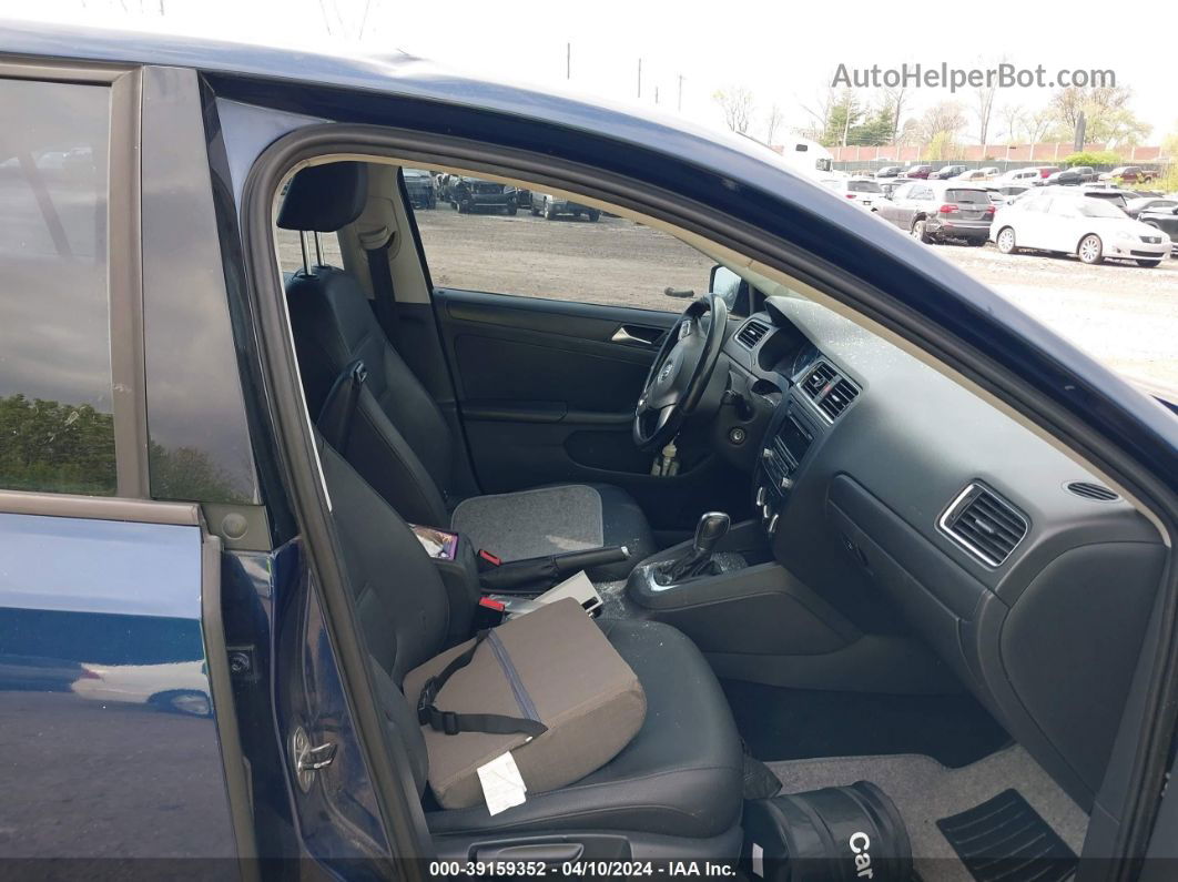 2012 Volkswagen Jetta 2.5l Se Blue vin: 3VWDP7AJ4CM374235