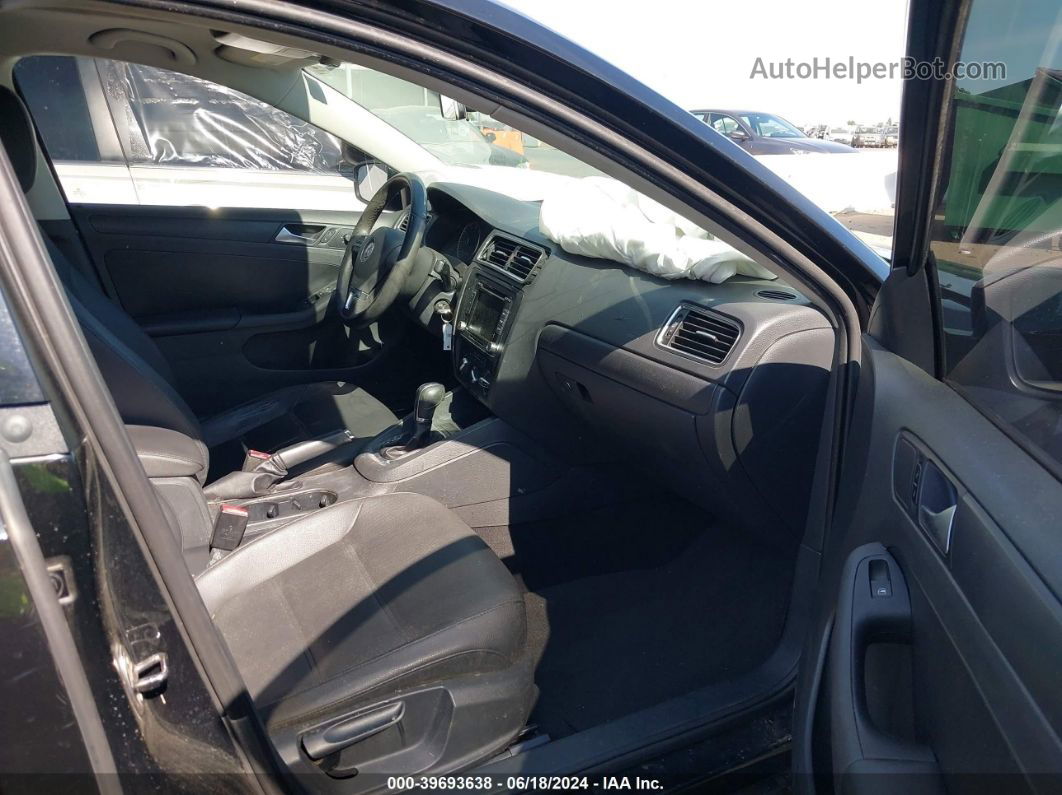 2012 Volkswagen Jetta Se Черный vin: 3VWDP7AJ4CM420775