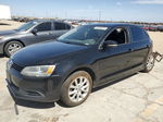 2012 Volkswagen Jetta Se Black vin: 3VWDP7AJ4CM427516