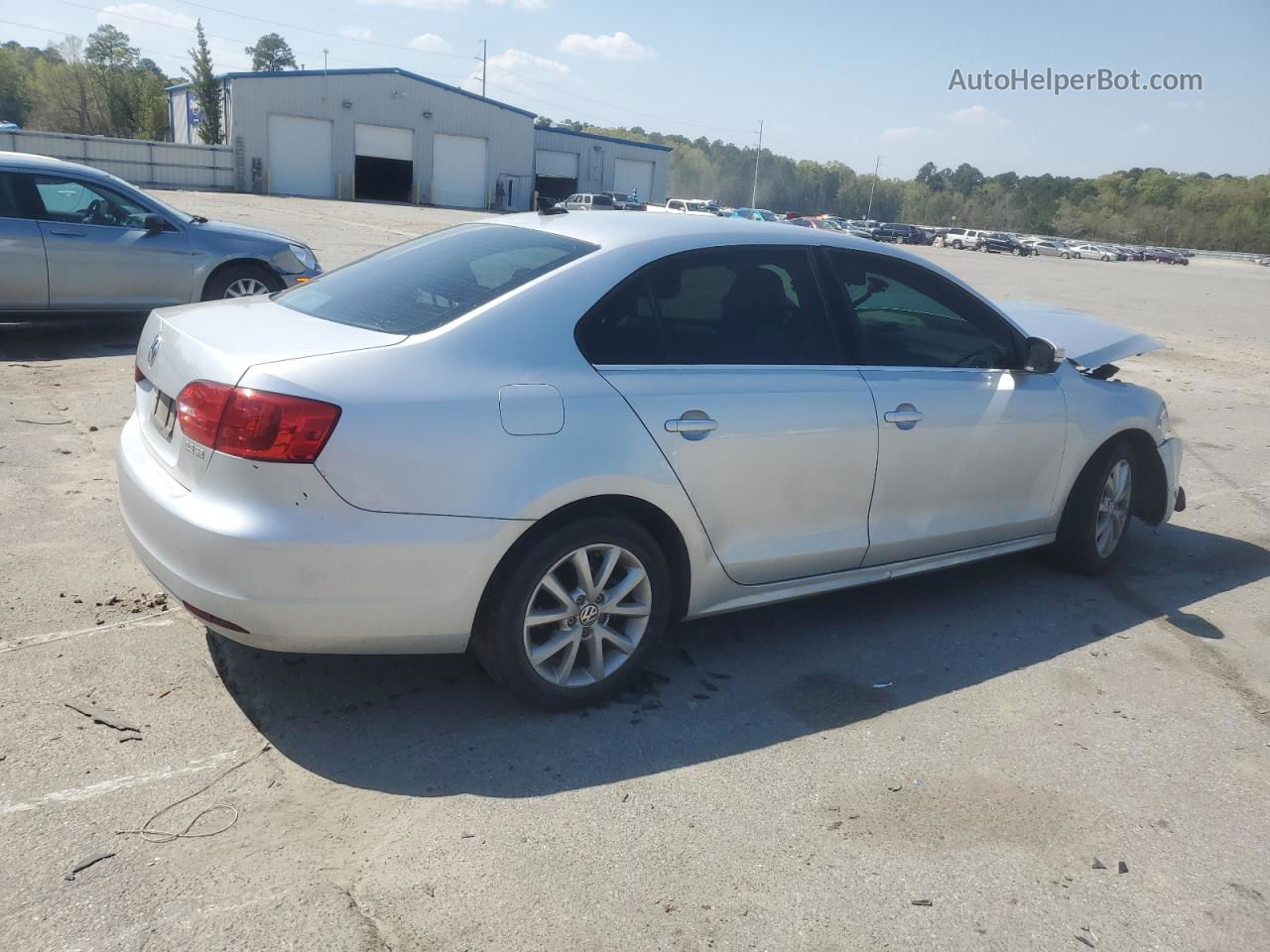 2013 Volkswagen Jetta Se Silver vin: 3VWDP7AJ4DM211182