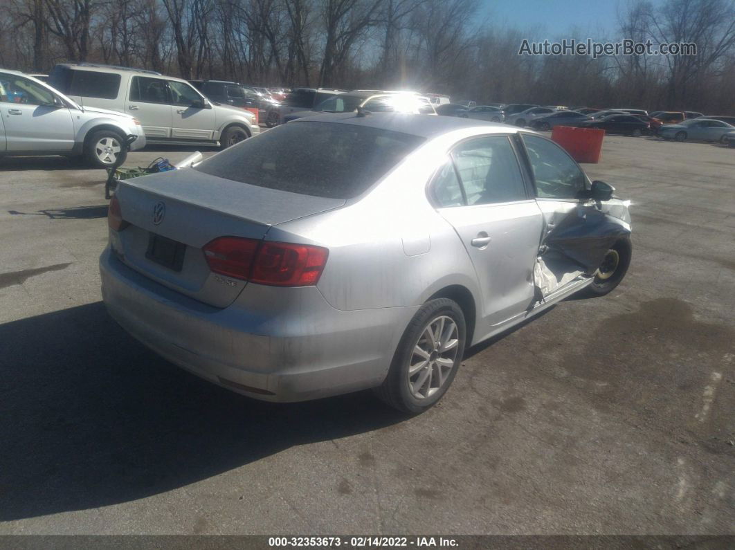 2013 Volkswagen Jetta 2.5l Se Silver vin: 3VWDP7AJ4DM376004