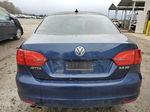 2013 Volkswagen Jetta Se Blue vin: 3VWDP7AJ4DM378285