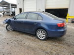 2013 Volkswagen Jetta Se Blue vin: 3VWDP7AJ4DM378285