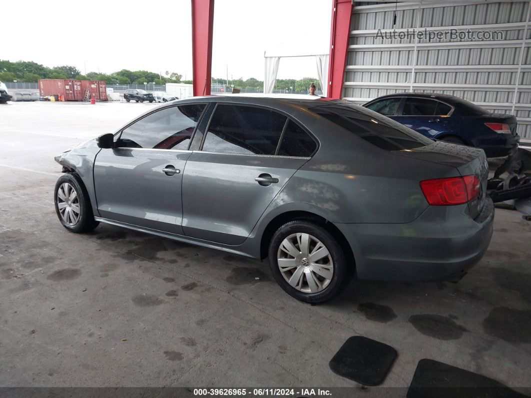 2013 Volkswagen Jetta 2.5l Se Gray vin: 3VWDP7AJ4DM401919