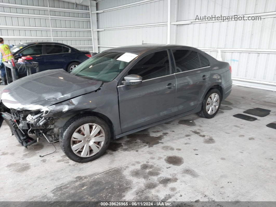 2013 Volkswagen Jetta 2.5l Se Gray vin: 3VWDP7AJ4DM401919