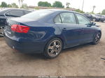 2013 Volkswagen Jetta 2.5l Se Dark Blue vin: 3VWDP7AJ4DM408515