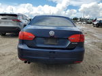 2013 Volkswagen Jetta Se Blue vin: 3VWDP7AJ4DM408689