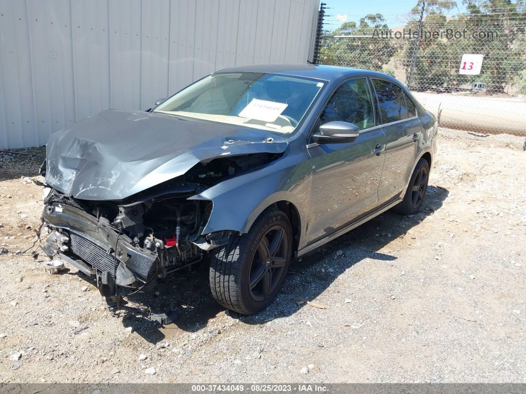 2013 Volkswagen Jetta 2.5l Se Gray vin: 3VWDP7AJ4DM439201