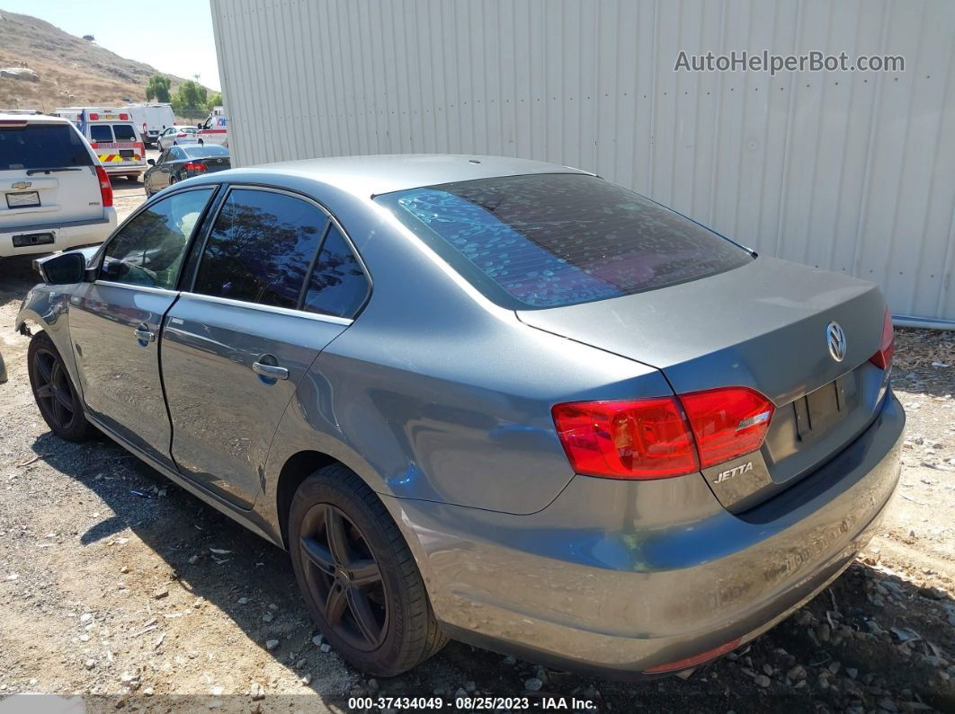 2013 Volkswagen Jetta 2.5l Se Gray vin: 3VWDP7AJ4DM439201