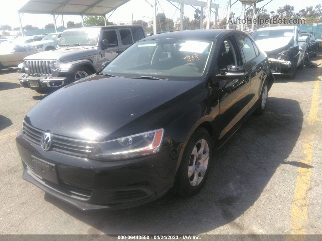 2012 Volkswagen Jetta 2.5l Se Черный vin: 3VWDP7AJ5CM301178