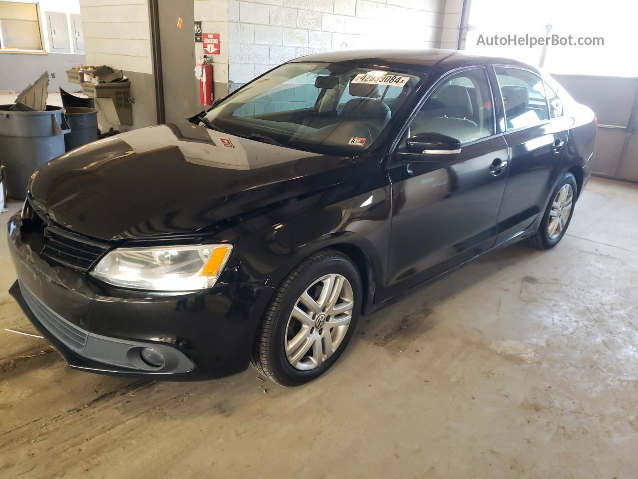 2012 Volkswagen Jetta Se Черный vin: 3VWDP7AJ5CM351157