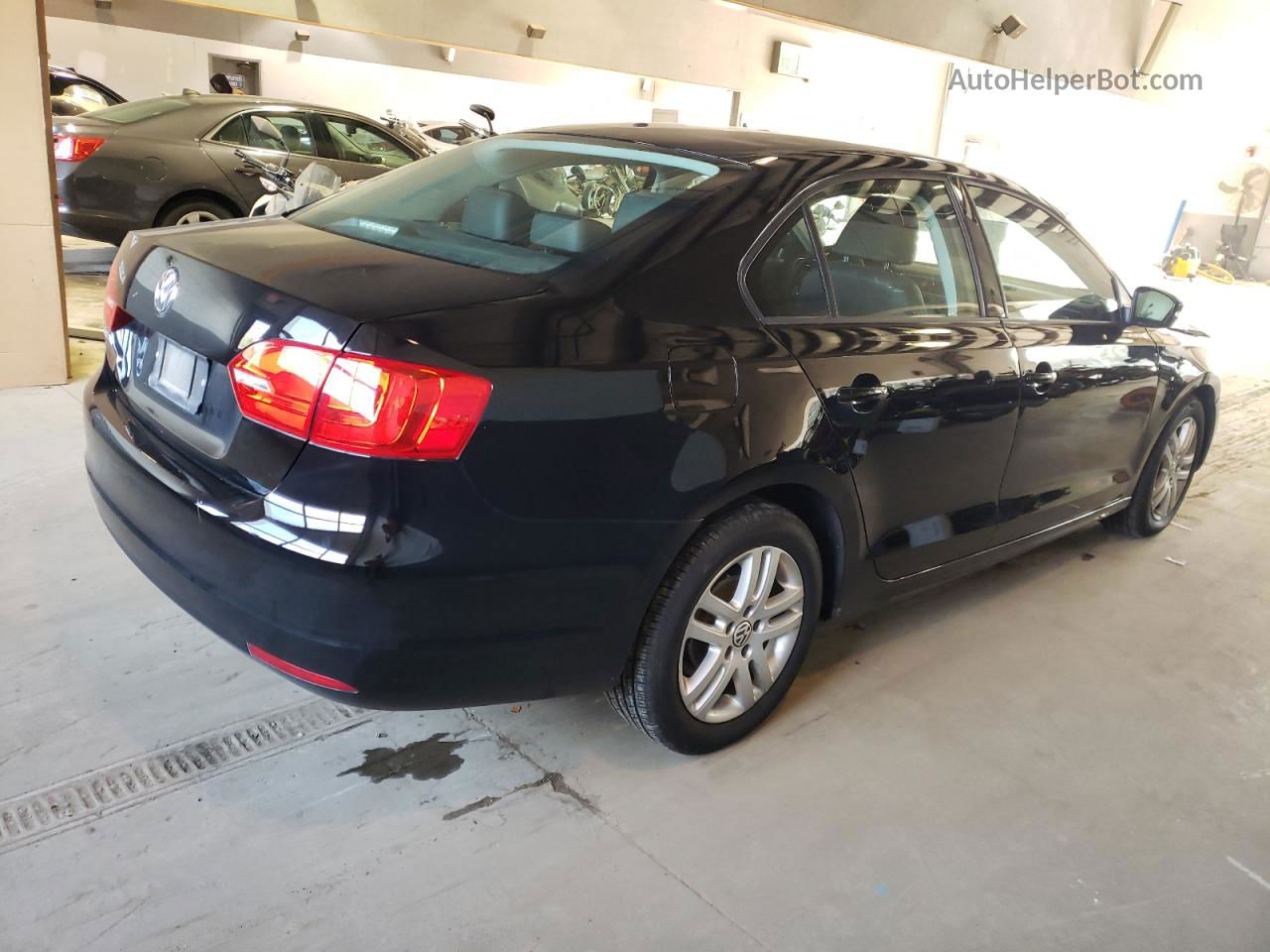 2012 Volkswagen Jetta Se Black vin: 3VWDP7AJ5CM351157