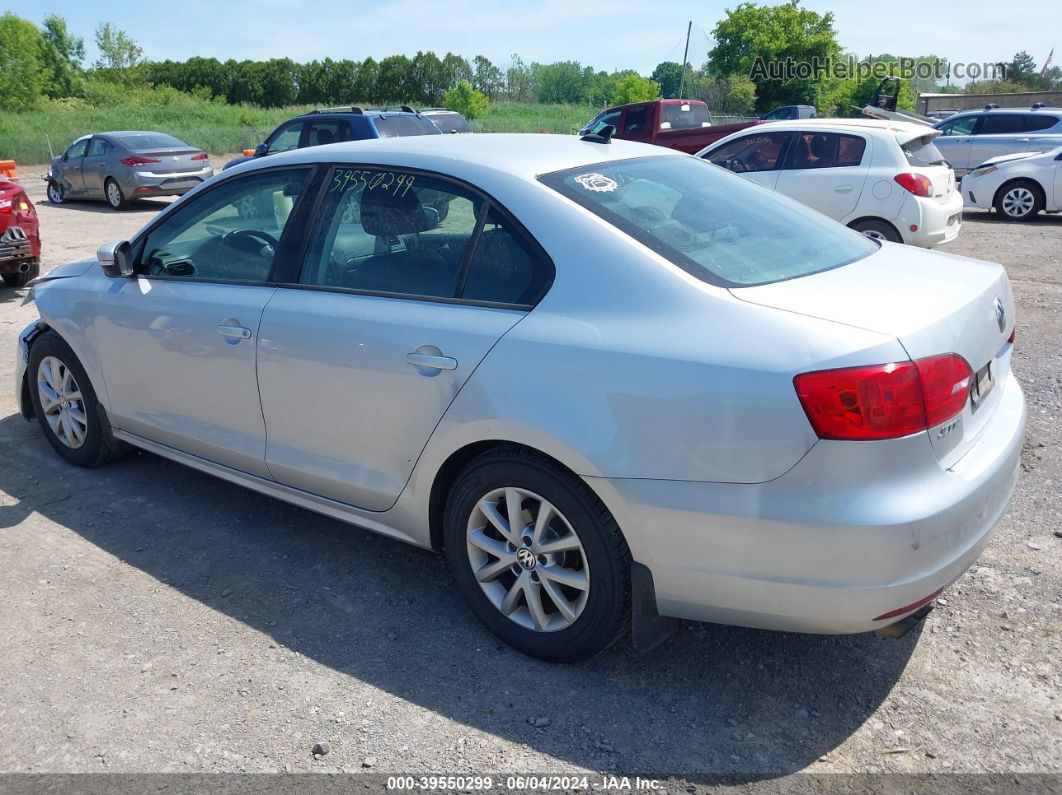 2012 Volkswagen Jetta 2.5l Se Silver vin: 3VWDP7AJ5CM397698