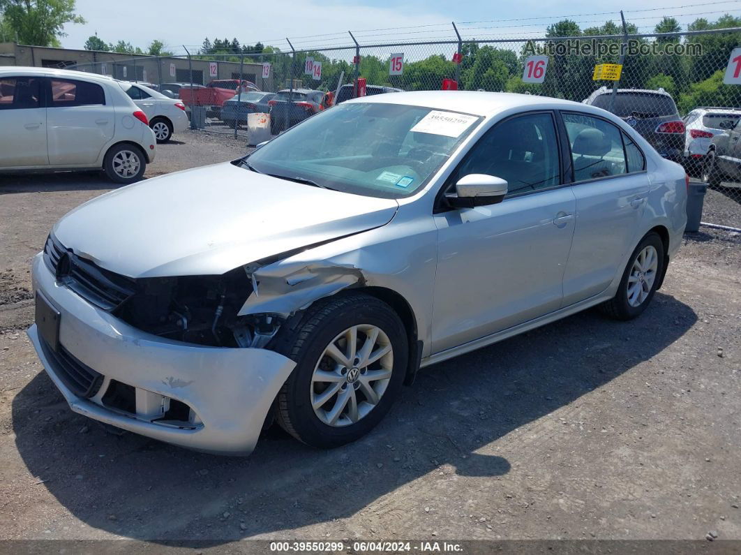 2012 Volkswagen Jetta 2.5l Se Silver vin: 3VWDP7AJ5CM397698