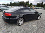 2012 Volkswagen Jetta Se Black vin: 3VWDP7AJ5CM398379