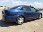 2012 Volkswagen Jetta Se Blue vin: 3VWDP7AJ5CM454224