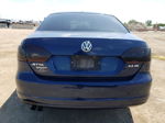 2012 Volkswagen Jetta Se Синий vin: 3VWDP7AJ5CM454224