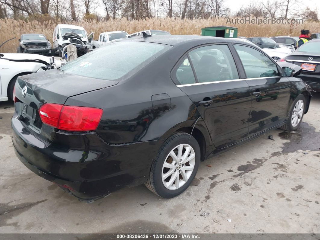 2013 Volkswagen Jetta 2.5l Se Black vin: 3VWDP7AJ5DM397654