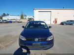 2012 Volkswagen Jetta 2.5l Se Blue vin: 3VWDP7AJ6CM113866