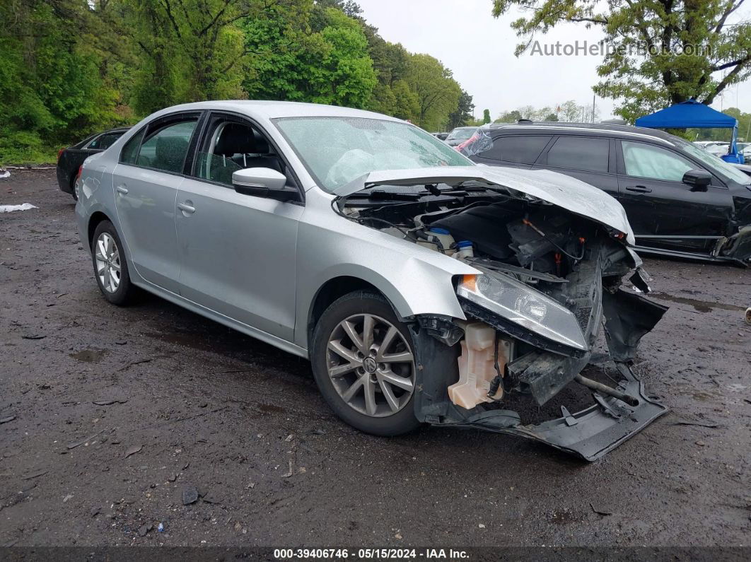 2012 Volkswagen Jetta 2.5l Se Silver vin: 3VWDP7AJ6CM331449