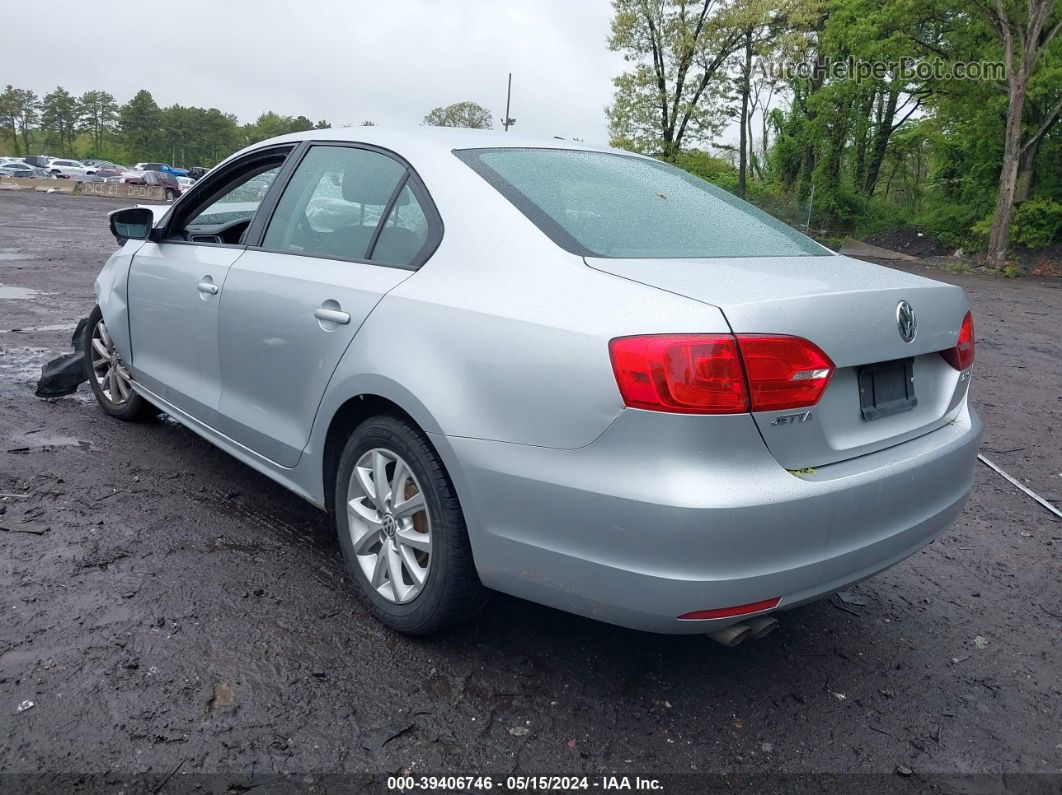 2012 Volkswagen Jetta 2.5l Se Silver vin: 3VWDP7AJ6CM331449