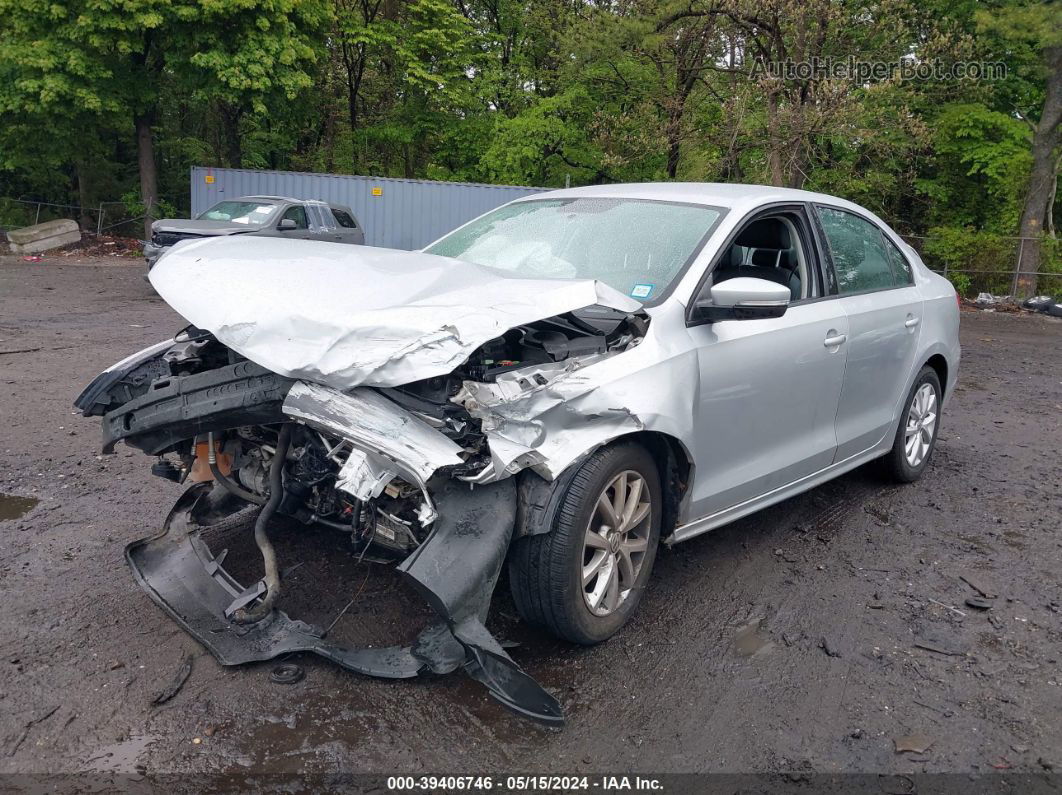 2012 Volkswagen Jetta 2.5l Se Silver vin: 3VWDP7AJ6CM331449