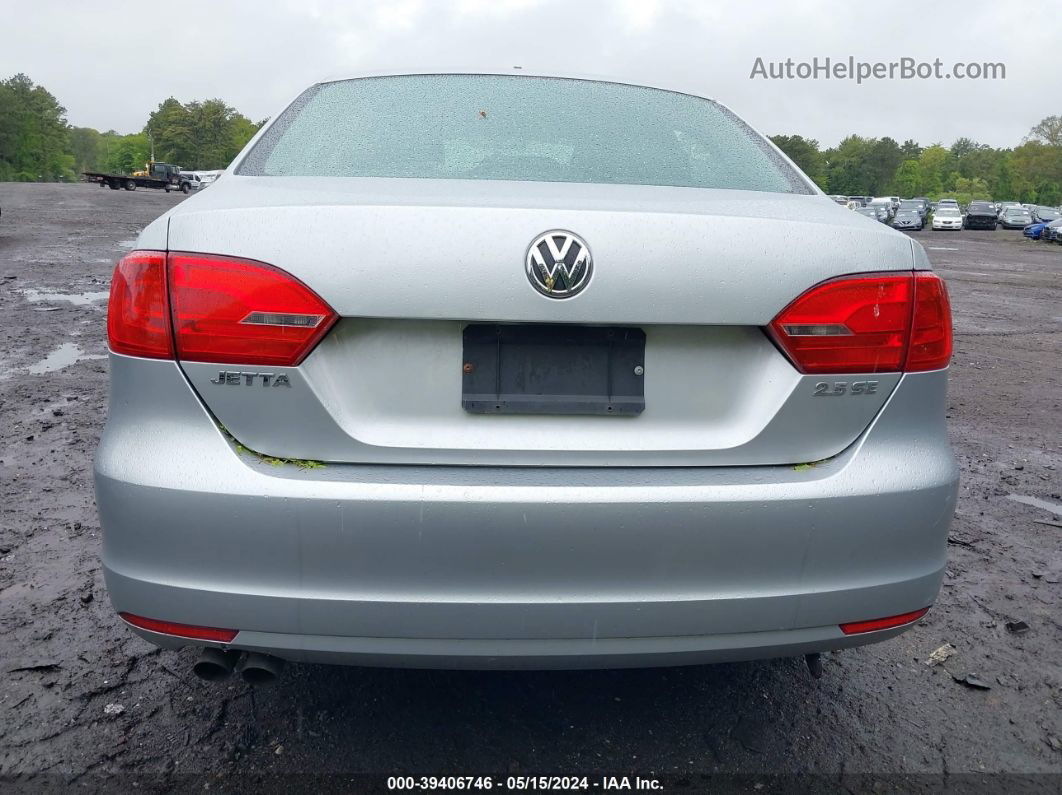 2012 Volkswagen Jetta 2.5l Se Silver vin: 3VWDP7AJ6CM331449