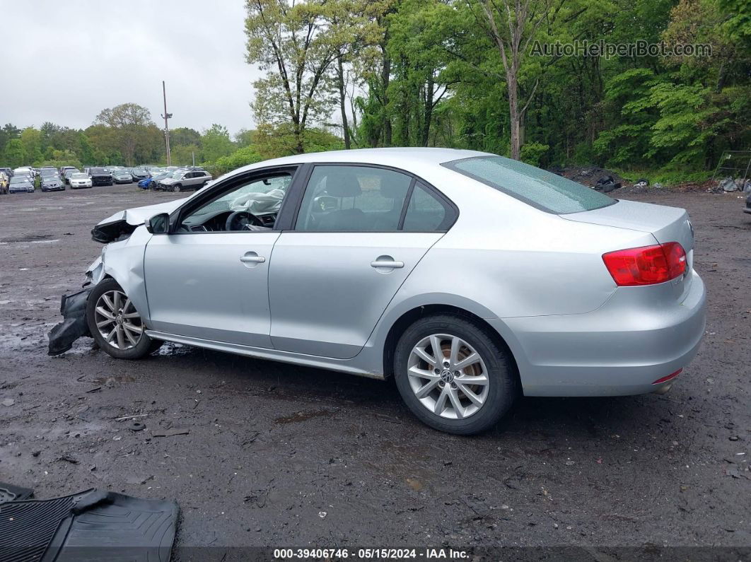 2012 Volkswagen Jetta 2.5l Se Silver vin: 3VWDP7AJ6CM331449